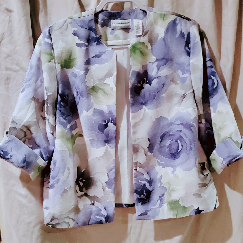 Alfred Dunner Floral Jacket
